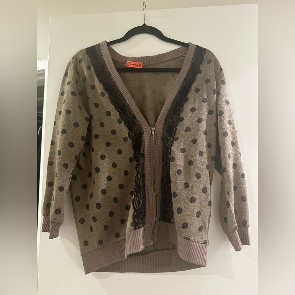Polka Dot Cardigan